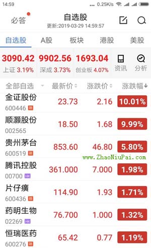 炒股记录
