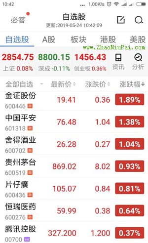 炒股记录