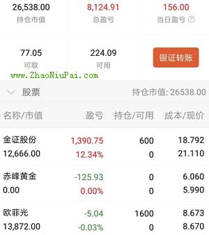 炒股记录