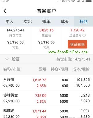 炒股记录