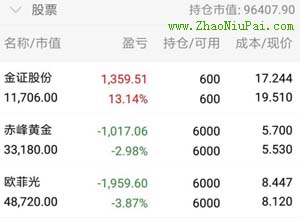 炒股记录