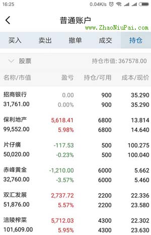 炒股记录