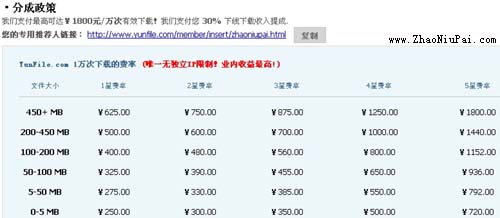 网盘赚钱站：YunFile