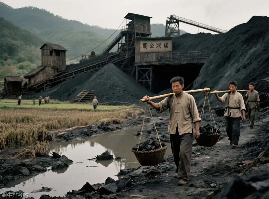 1940年连平三角煤矿开采污染农田.jpg