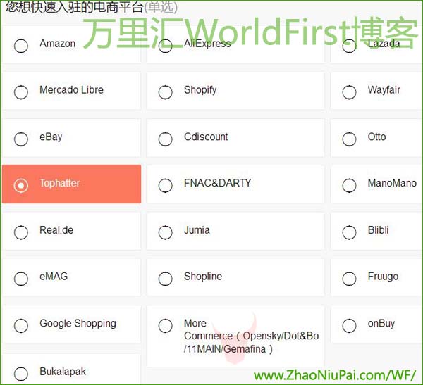 万里汇全球远航计划精选了全球优质、热门电商平台